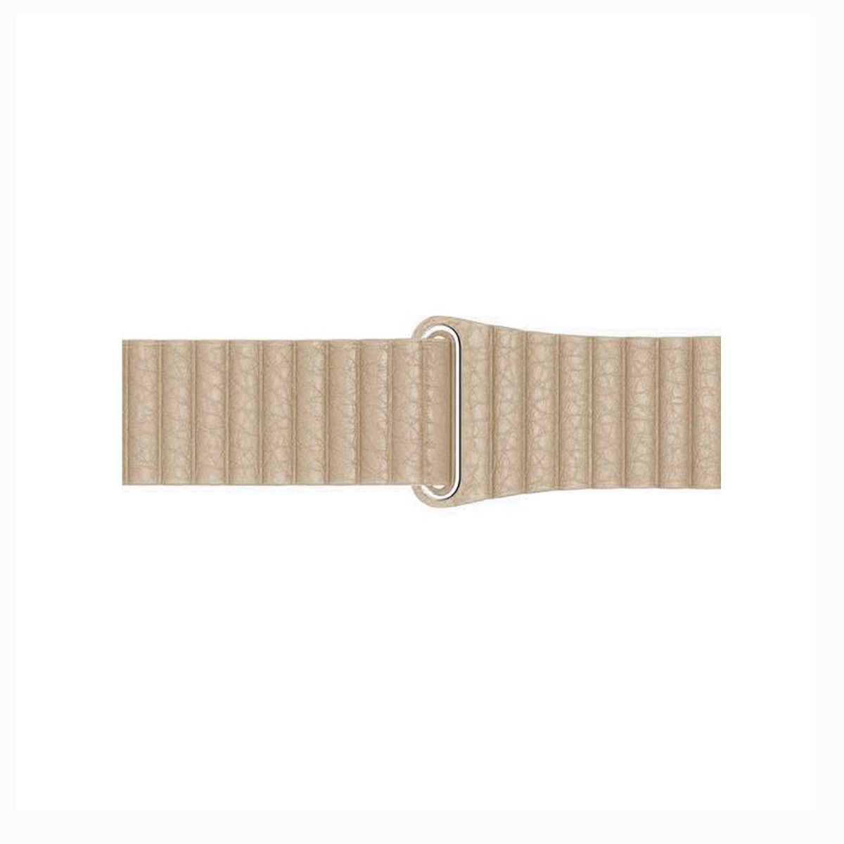 Beige BB Leather Loop Apple Watch Band - BugBands