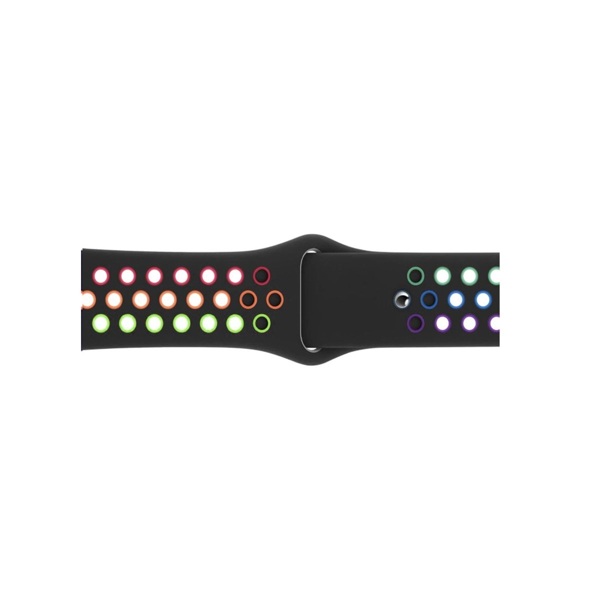 Black & Multi - colour BB Sport Fit Apple Watch Band - BugBands