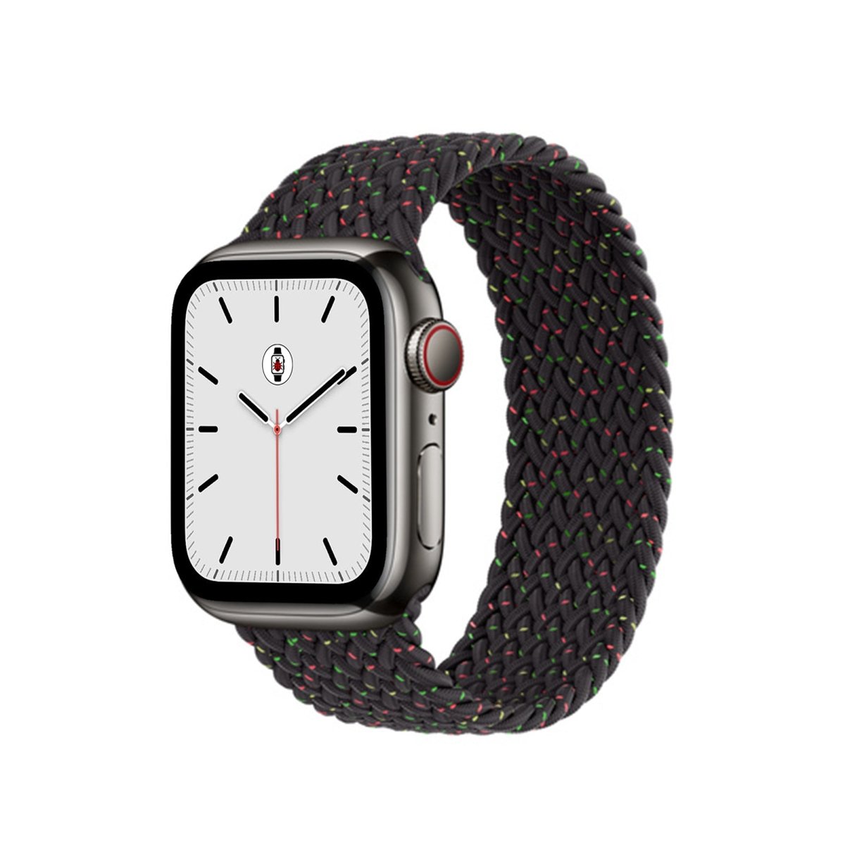 Braided Solo Loop Apple Black Unity Apple Watch Band Apple