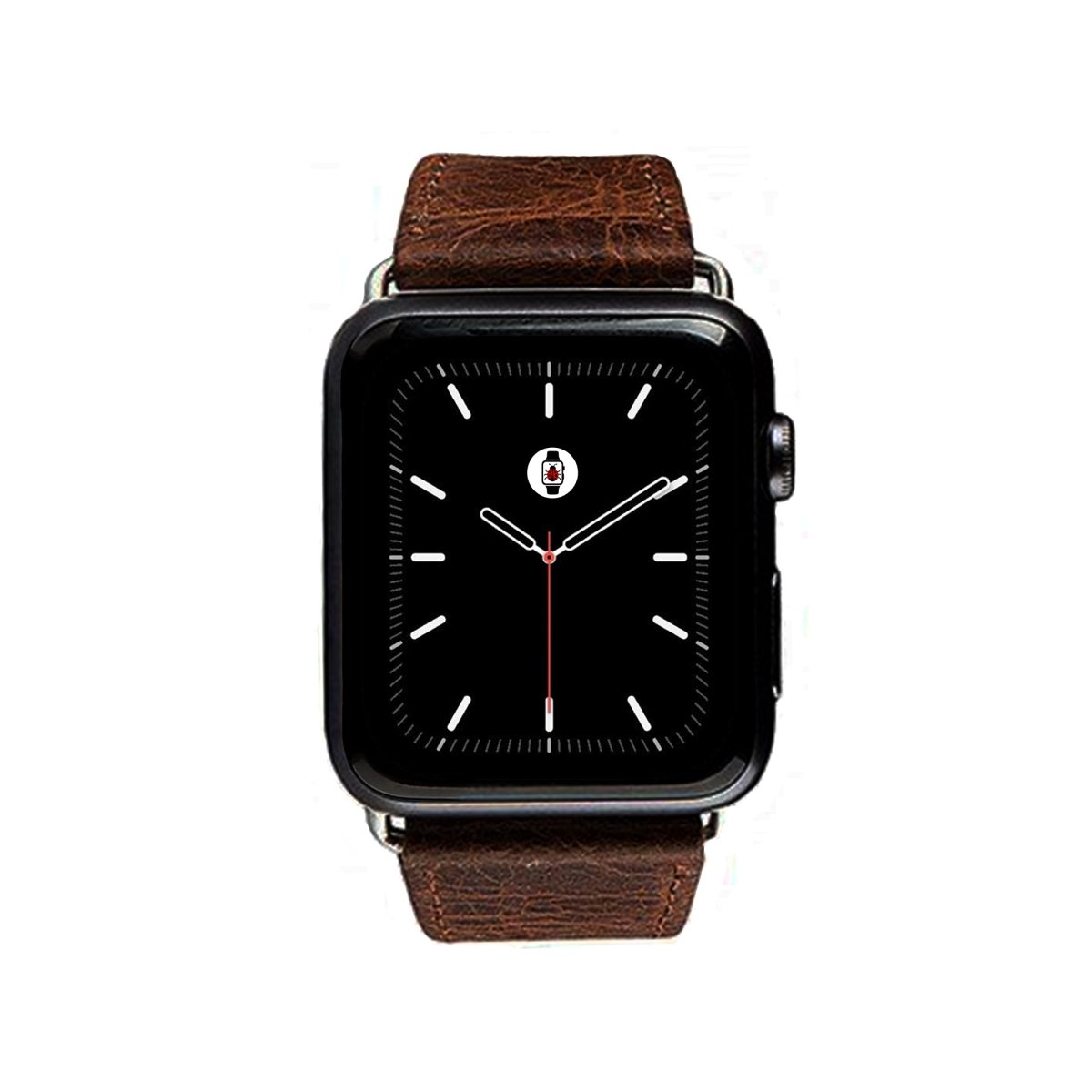Brown BB Elite Leather Apple Watch Band - BugBands