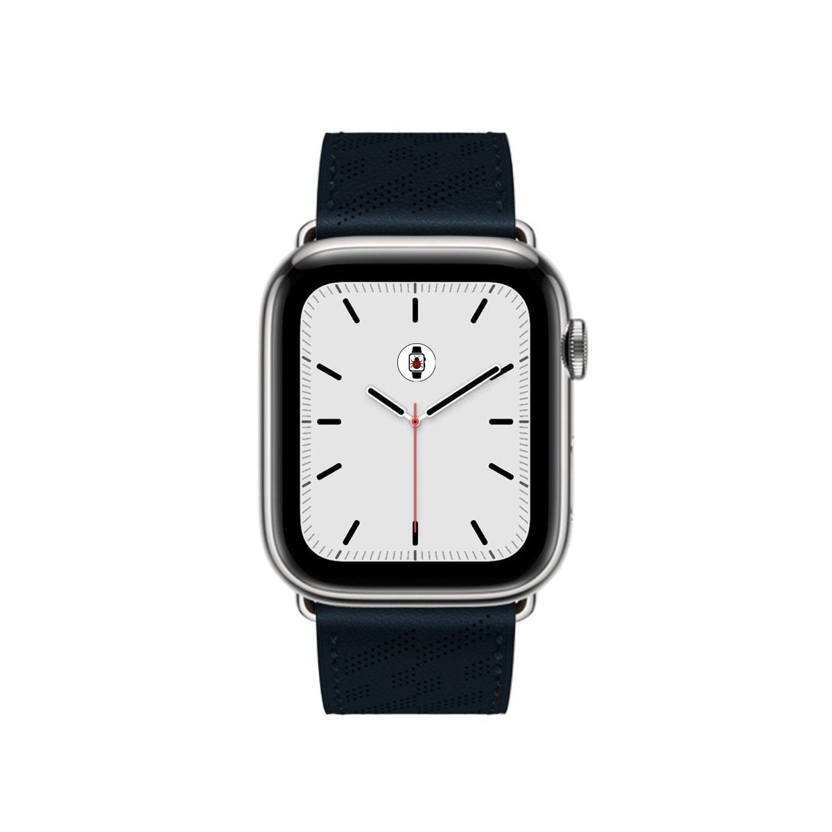 Dark Blue BB H Diagonal Single Tour Apple Watch Band - BugBands