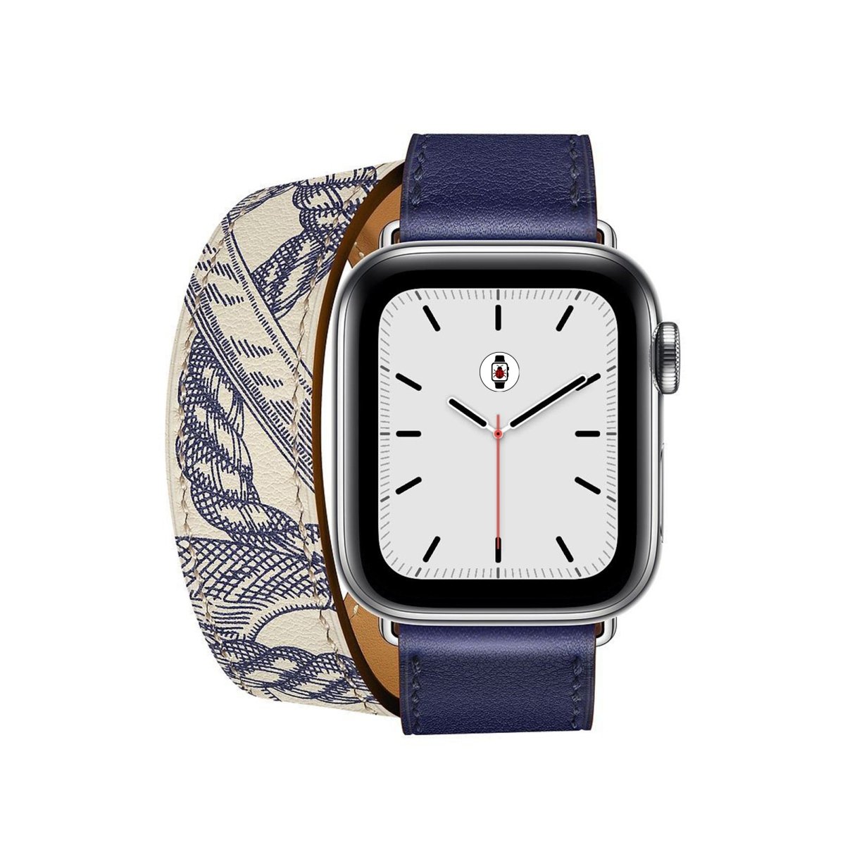 Encre/Béton BB Double Tour Apple Watch Band - BugBands