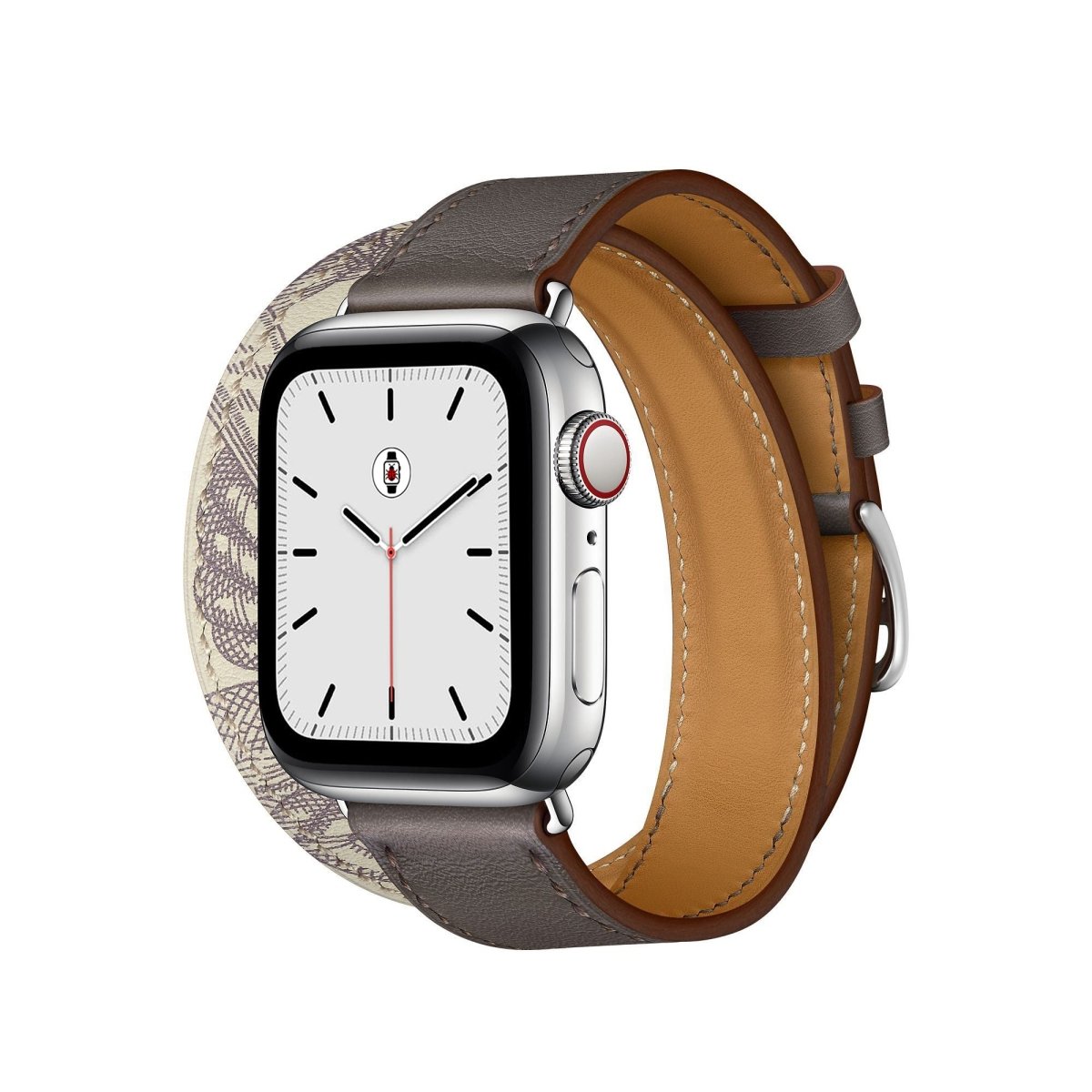 Étain/Béton BB Double Tour Apple Watch Band - BugBands