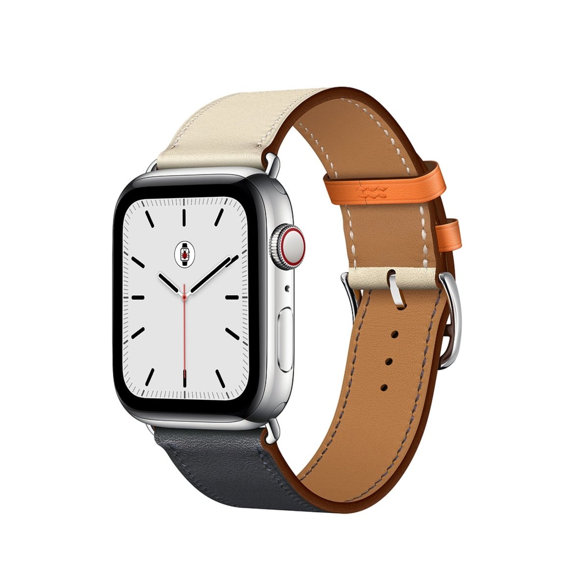 Indigo/Craie/Orange BB Single Tour Apple Watch Band - BugBands