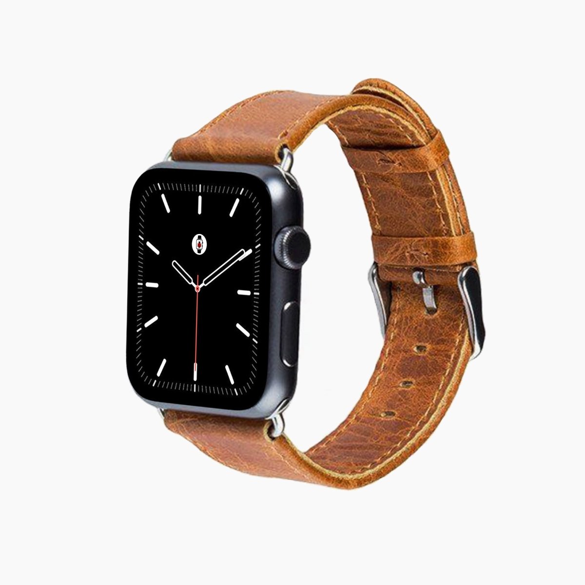 Light Brown BB Elite Leather Apple Watch Band - BugBands