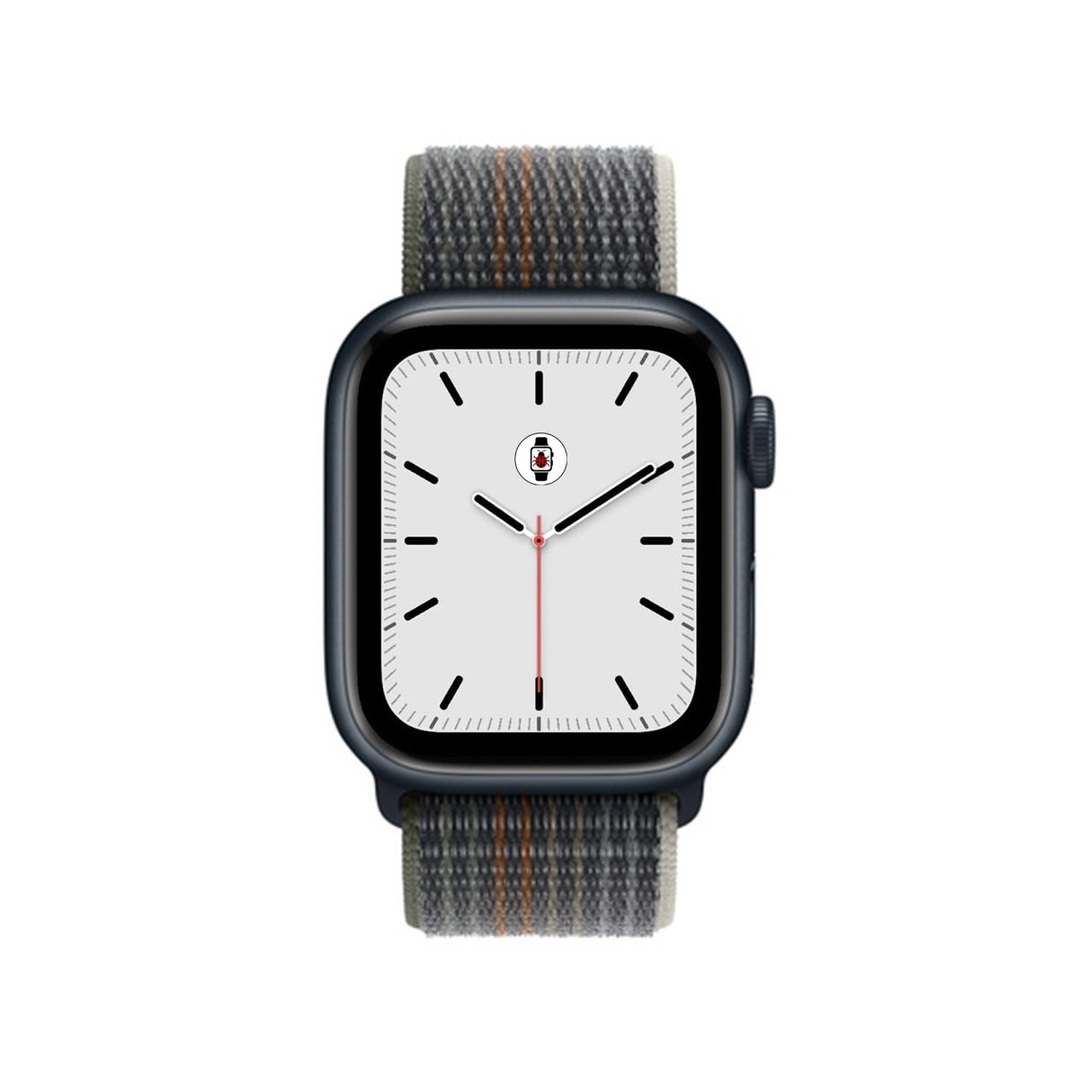 Midnight Grey BB Nylon Sport Loop Apple Watch Band - BugBands