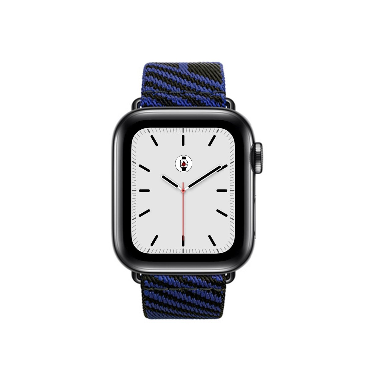 Noir - Bleu/Saphir BB Jumping Single Tour Apple Watch Band - BugBands