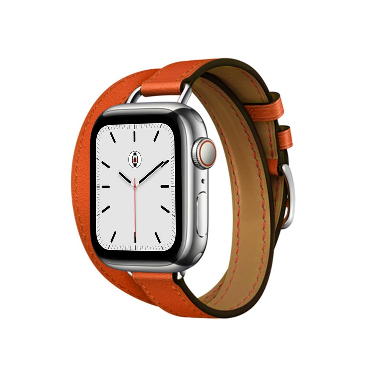 Orange BB Attelage Double Tour Apple Watch Band - BugBands