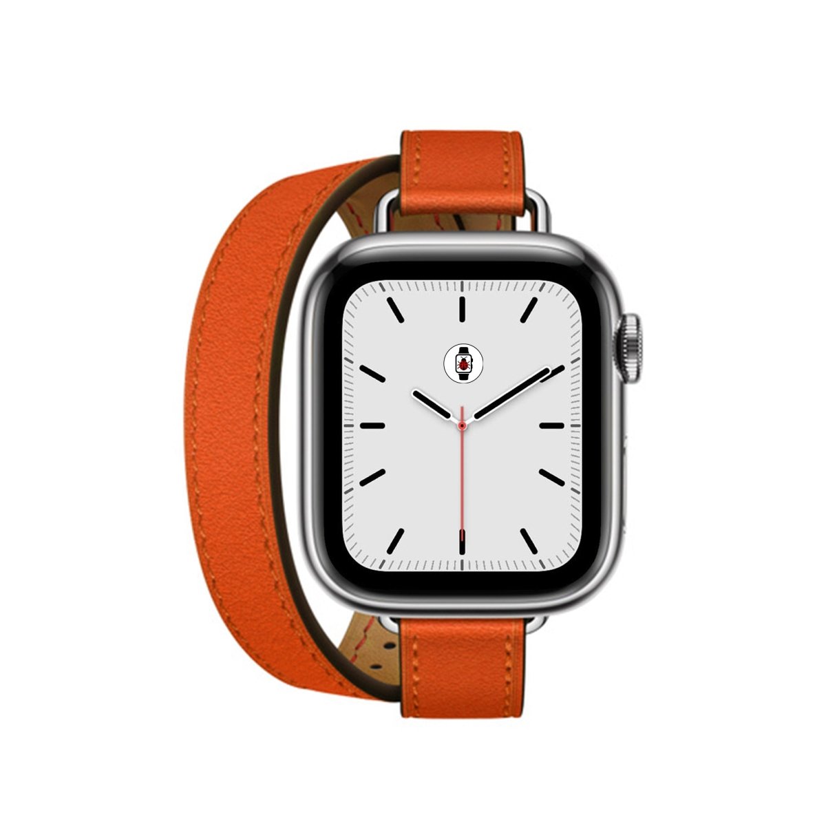 Orange BB Attelage Double Tour Apple Watch Band - BugBands