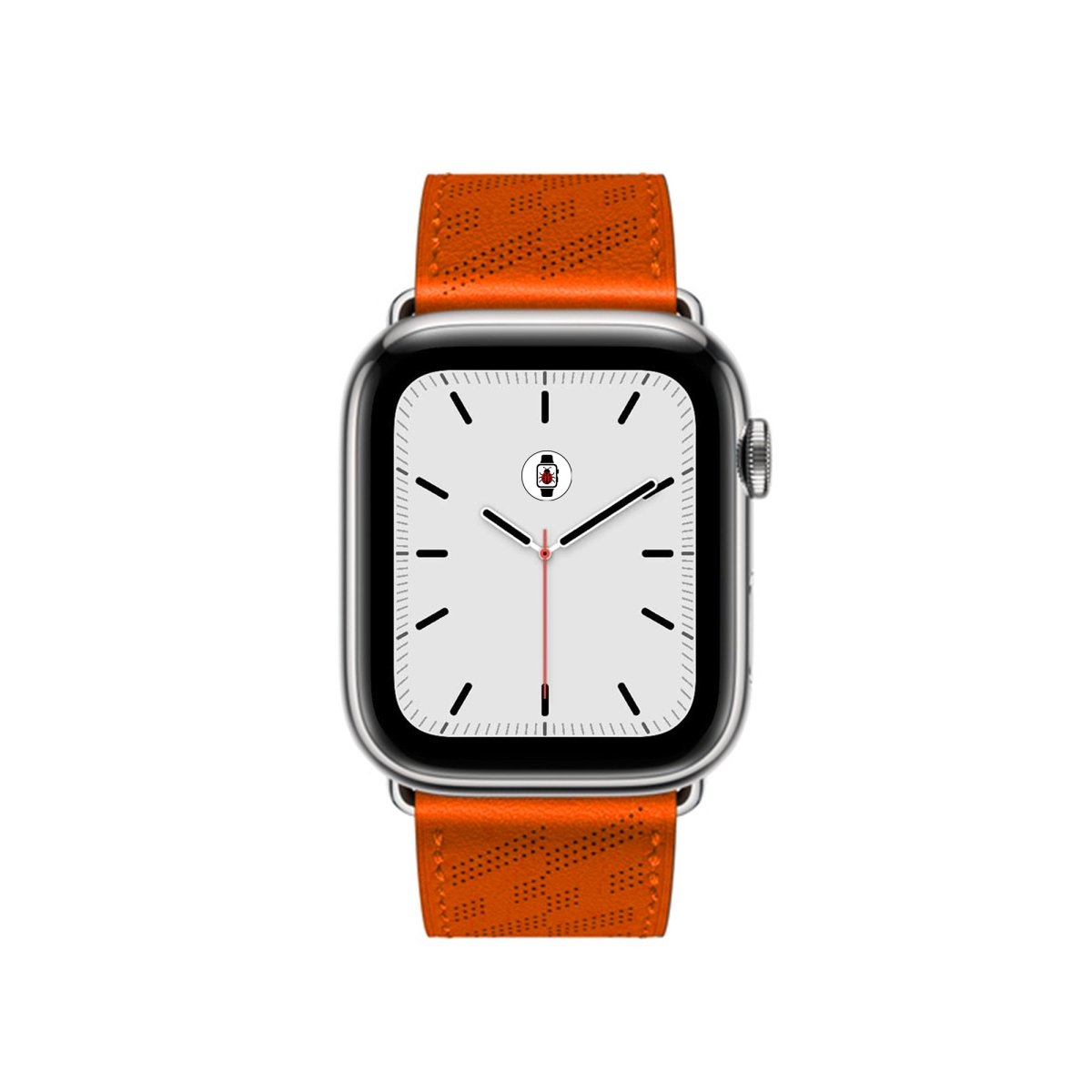 Orange BB H Diagonal Single Tour Apple Watch Band - BugBands