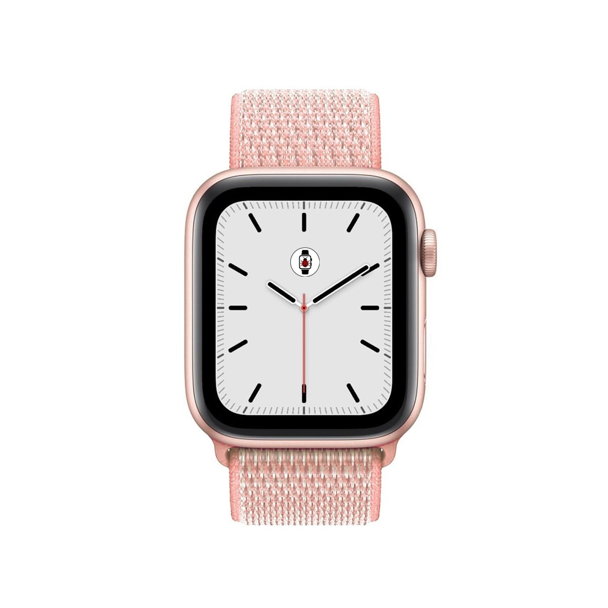 Pearl Pink BB Nylon Sport Loop Apple Watch Band - BugBands