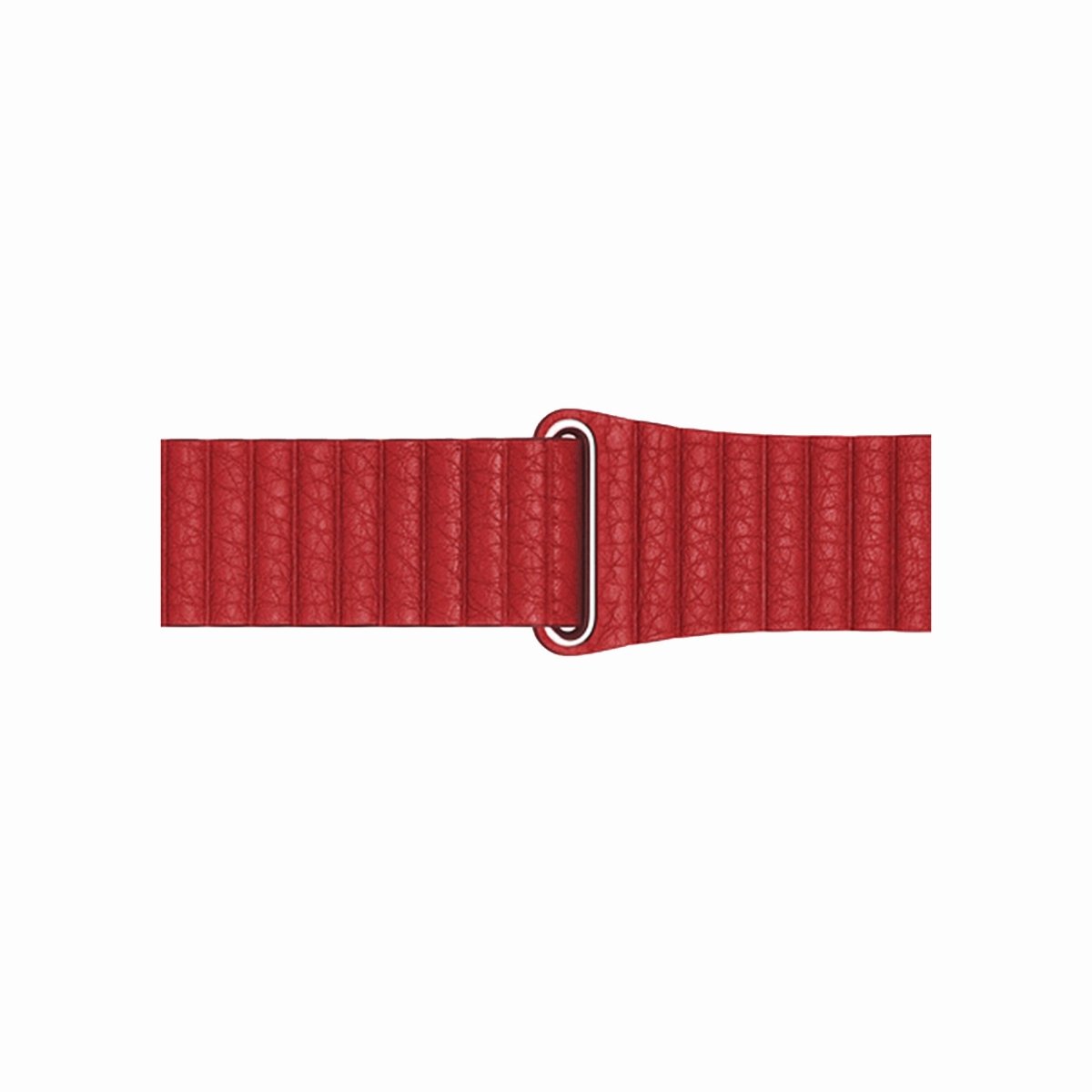 Red BB Leather Loop Apple Watch Band - BugBands