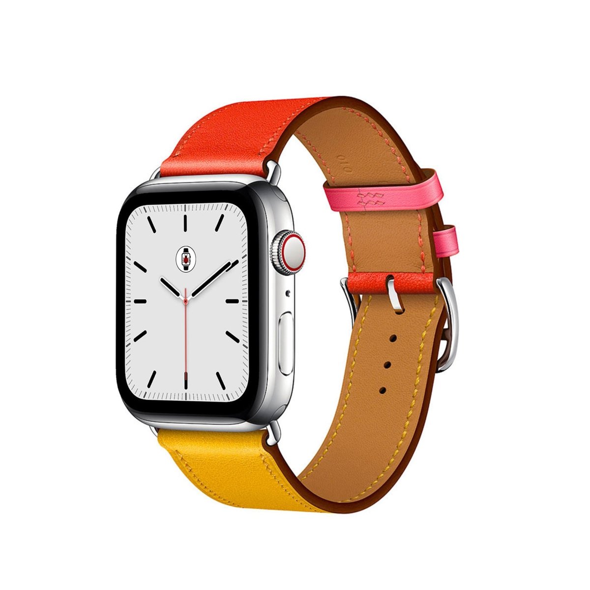 Red/Yellow/Pink BB Single Tour Apple Watch Band - BugBands