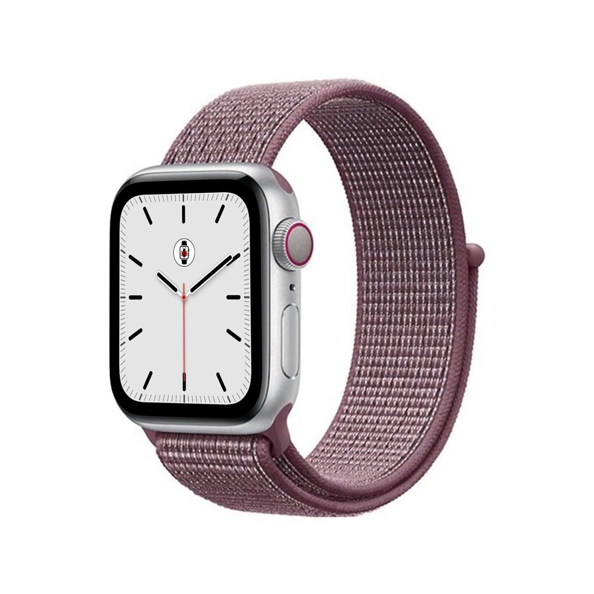 Smoke Purple BB Nylon Sport Loop Apple Watch Band - BugBands