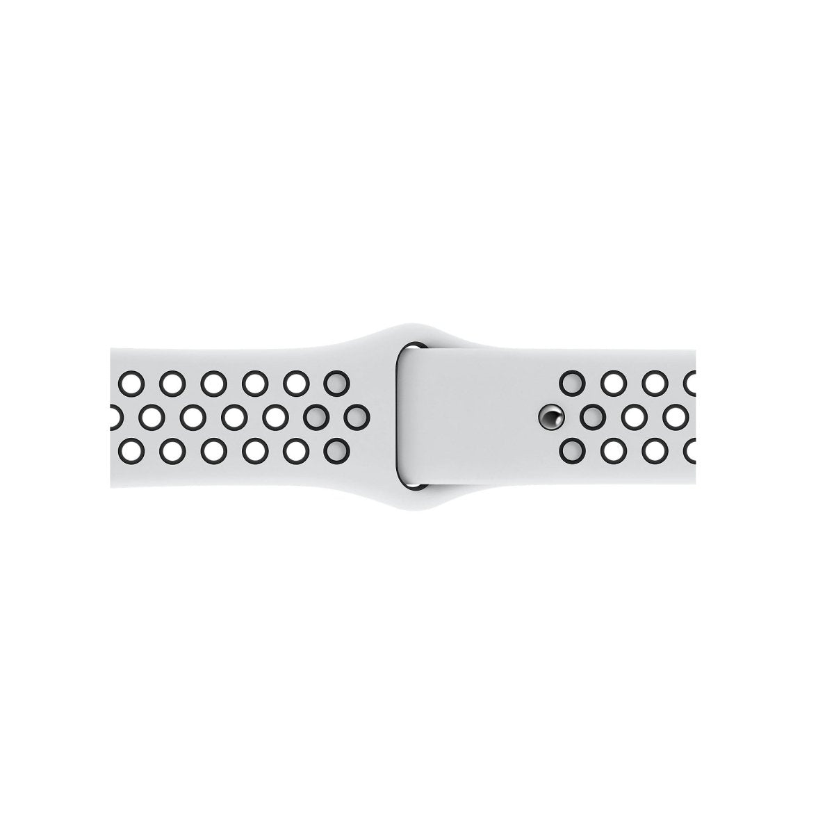 White & Black BB Sport Fit Apple Watch Band - BugBands