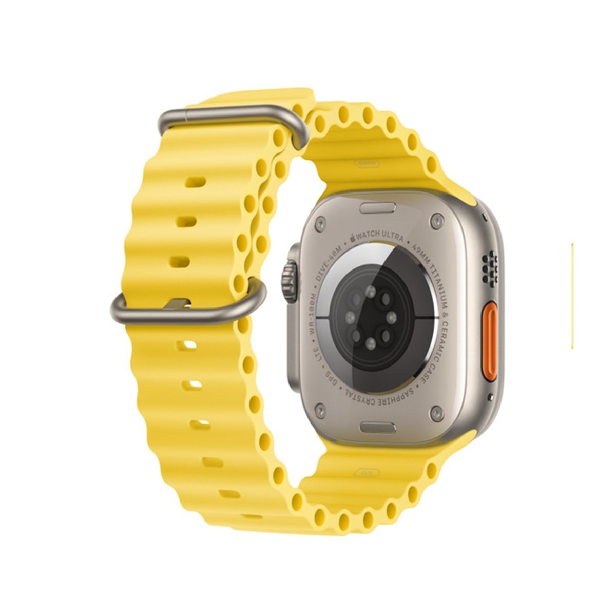 Yellow BB Ocean Apple Watch Band - BugBands