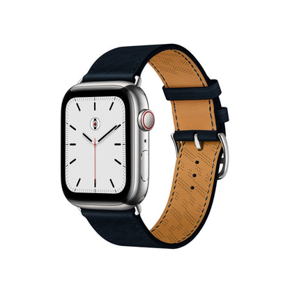 Dark Blue BB H Diagonal Single Tour Apple Watch Band - BugBands
