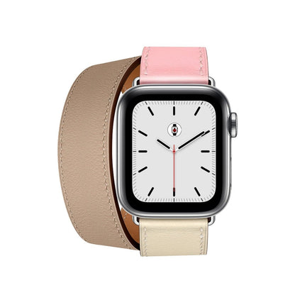 Rose Sakura/Craie/Argile BB Double Tour Apple Watch Band - BugBands