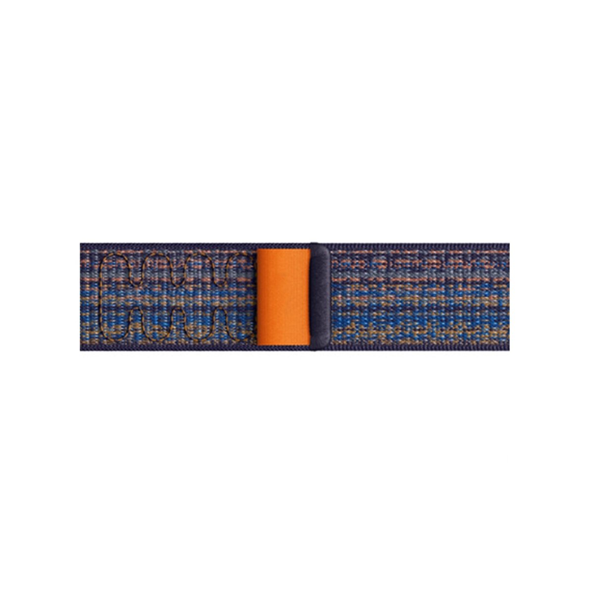 Royal/Orange BB Nylon Sport Fit Loop Apple Watch Band - BugBands