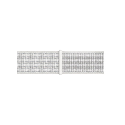 Smoke White BB Nylon Sport Loop Apple Watch Band - BugBands